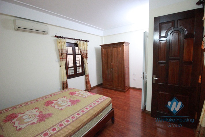 Newly renovated house with 05 bedrooms for rent in Xuan Dieu Street, Tay Ho, Hanoi.